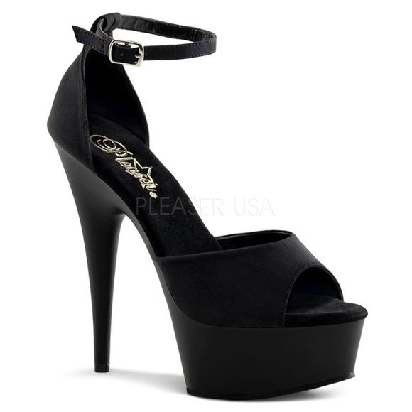 Platform Peep Toe High Heel Shoes - Picture 2 of 4